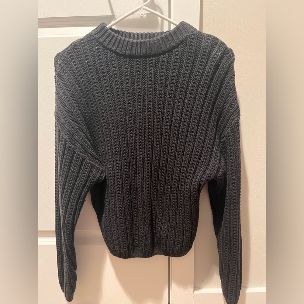Charcoal Knit Sweater